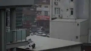 Bursa merkez ile Osmangazi, Yıldırım ve Nilüfer ilçelerinde yağan yağmur,