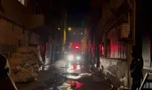Yangın, saat 03.00 sıralarında merkez Yıldırım ilçesi Duaçınarı Mahallesi üzerinde