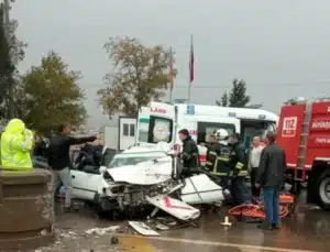 TAG Otoyolu’nda feci kaza: 1 ölü, 3 yaralı!