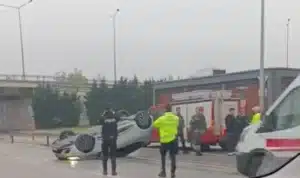 Kaza, merkez Osmangazi ilçesi İstanbul Yolu üzerinde meydana geldi. Edinilen