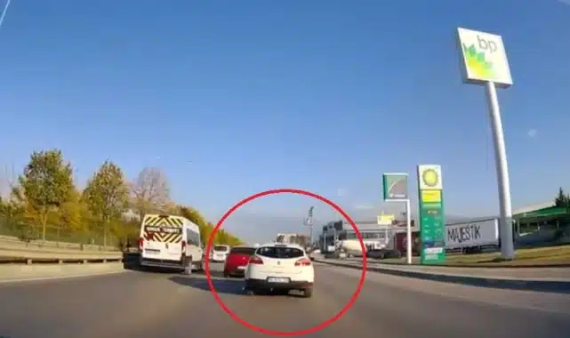 Olay, dün sabah saatlerinde Bursa’nın Nilüfer ilçesi Görükle Kavşağı yakınları