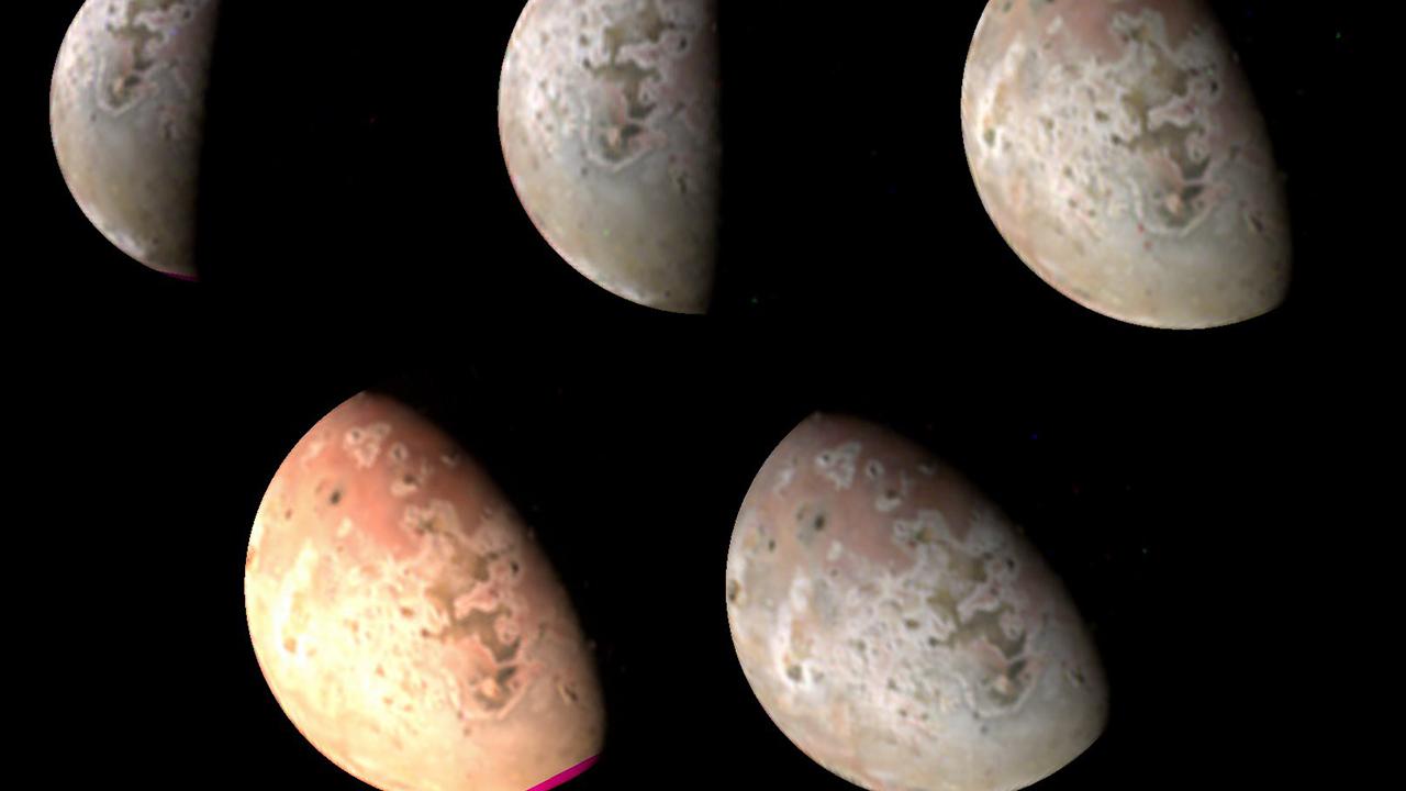 Juno, 23 Ekim’de gezegenin en yakın noktasına ulaştığında elde edilen