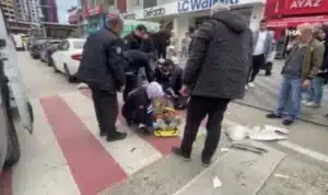 Olay, 15 Temmuz Demokrasi Meydanı‘nda meydana geldi. Şiddetli lodos sebebiyle