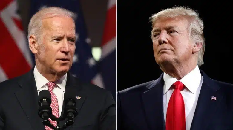 ABD Başkanı Joe Biden, seçilmiş Başkan Donald Trump ve Demokrat