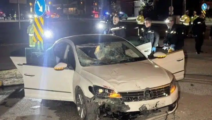 Adana’da otomobilin çarptığı polis memuru şehit oldu