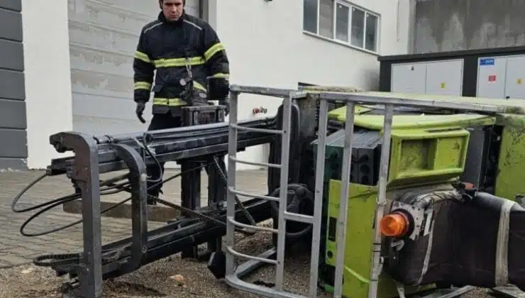 Bursa’da ölümlü forklift kazası!