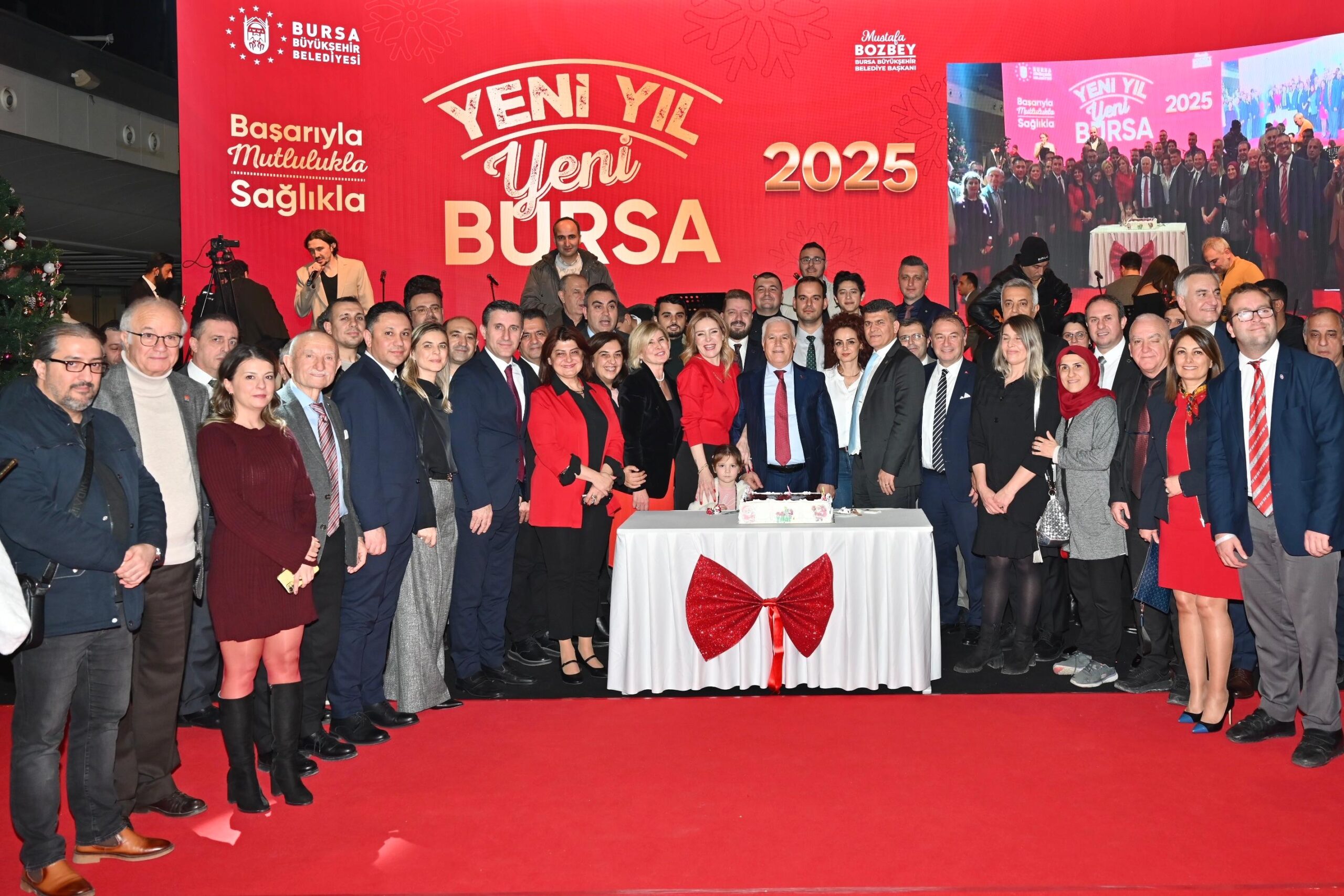 Bursa Büyükşehir Belediye Başkanı Mustafa Bozbey ve eşi Seden Bozbey,