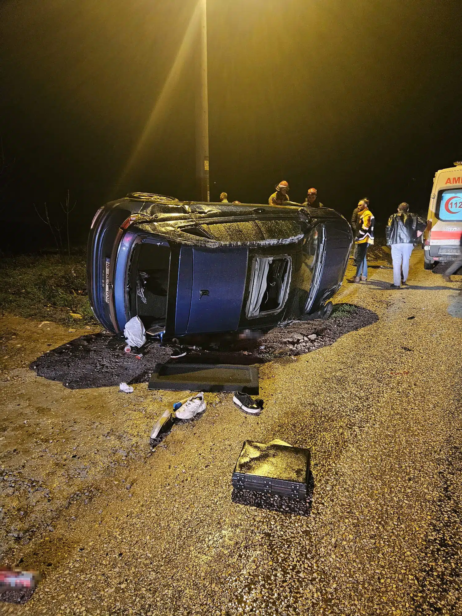 Kaza, Kestel’in ilçesi Babasultan Mahallesi yolu üzerinde meydana meydana geldi.