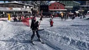 Bursa’nın beyaz cenneti Uludağ’da yağan kar yağışı sonrası yaklaşık 60