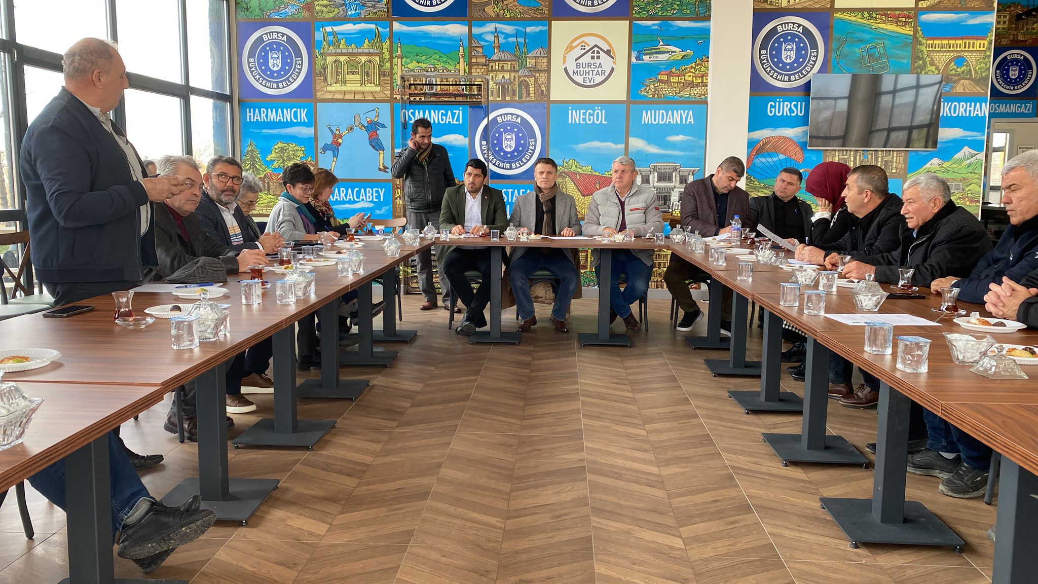 Bursa Büyükşehir Belediyesi Kırsal Hizmetler Dairesi Başkanlığı tarafından Gökdere Muhtar