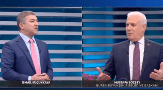 Bursa Büyükşehir Belediye Başkanı Mustafa Bozbey, Halk TV’de İsmail Küçükkaya