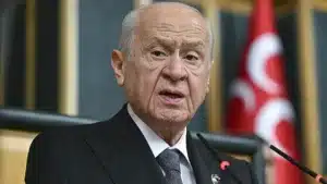 MHP Genel Başkanı Devlet Bahçeli, partisinin genel merkezinde Siyaset ve