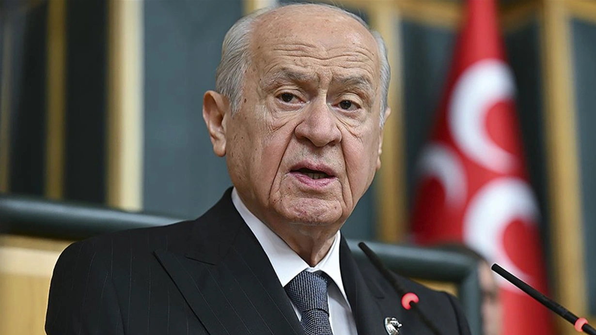 MHP Genel Başkanı Devlet Bahçeli, partisinin genel merkezinde Siyaset ve