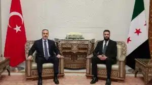 Dışişleri Bakanı Hakan Fidan, Suriye’nin başkenti Şam’da yeni yönetimin lideri