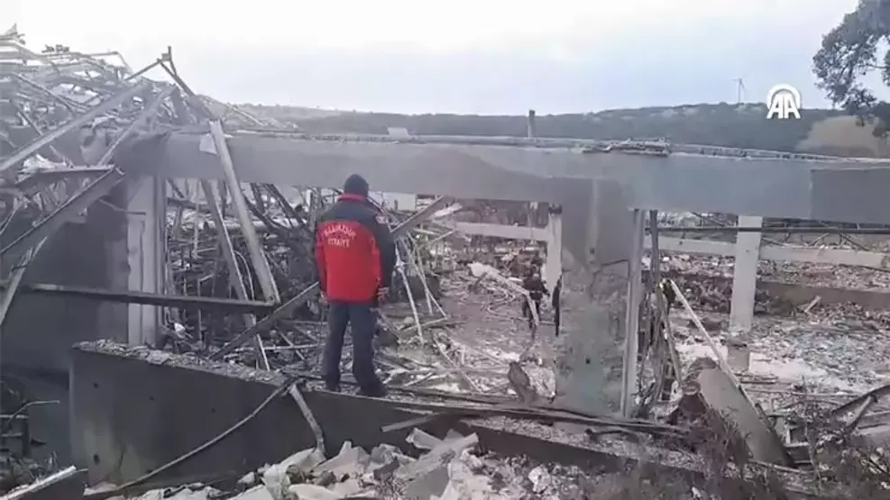 Balıkesir Karesi ilçesinde patlayıcı üretimi yapan fabrikada kapsül üretim yapan