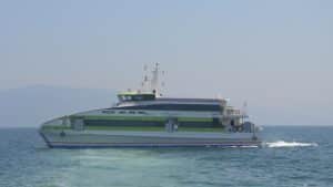 Bursa Büyükşehir Belediyesi tarafından işletilen Bursa-İstanbul deniz otobüsü seferlerinden bazıları,