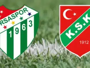 Bursaspor-Karşıyaka mücadelesi başladı!