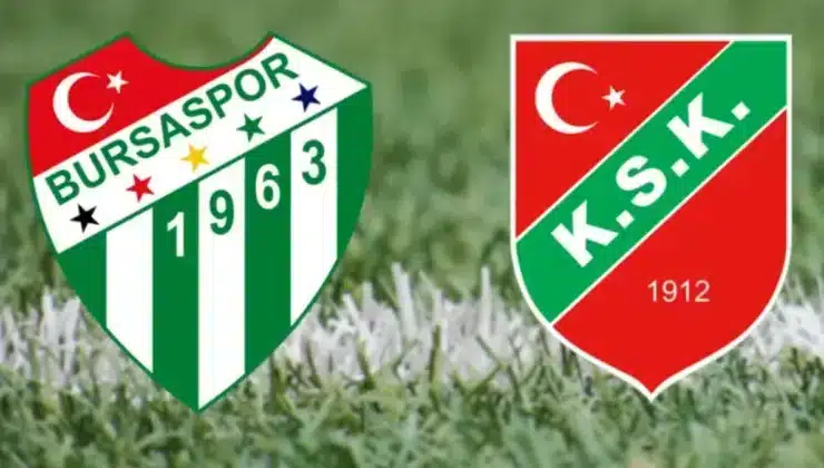 Bursaspor-Karşıyaka 11’ler belli oldu!