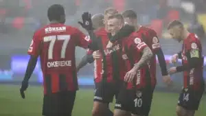 Süper Lig’in 17. haftasında oynanan maçta Gaziantep Futbol Kulübü ile