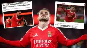 Portekiz Ligi’nin 13. haftasında Benfica, Vitoria Guimaraes’i ağırladı. Ev sahibi