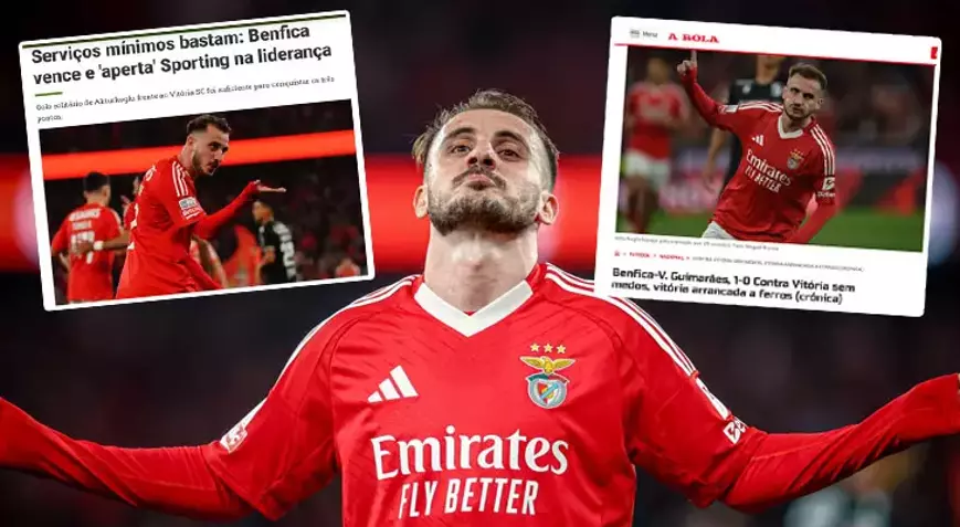 Portekiz Ligi’nin 13. haftasında Benfica, Vitoria Guimaraes’i ağırladı. Ev sahibi