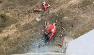 Muğla’da Sağlık Bakanlığı’na ait ambulans helikopter, il merkezindeki Eğitim ve