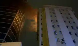 Yangın, saat 05.00 sıralarında Osmangazi ilçesi Ankara Yolu Caddesi üzerinde