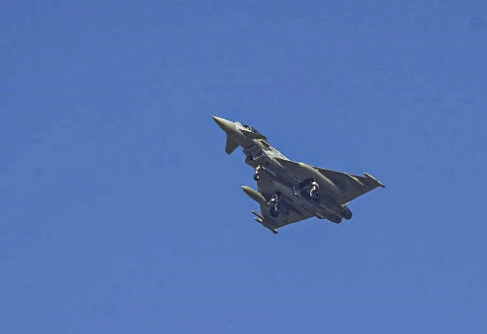 İki Eurofighter Typhoon, Ankara yakınlarındaki Mürted Hava Üssü’ne indi. Uçaklar,