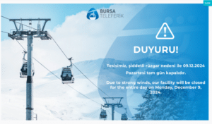 Uludağ'a çıkacaklar dikkat! Tamamen kapalı olacak 3 Bursam Medya -