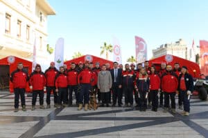 Kahramanmaraş merkezli 10 ili kapsayan depremin ardından yürüttükleri kurtarma çalışmalarındaki