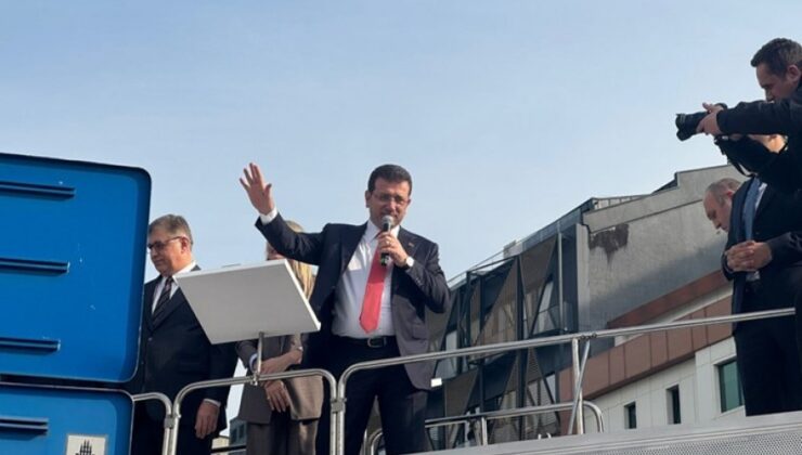 Ekrem İmamoğlu, İstanbul Adliyesi önünden seslendi!