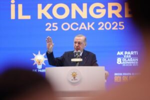 Erdoğan burada bir konuşam yaparak 2028 seçimlerine ilişkin mesajlar verdi.