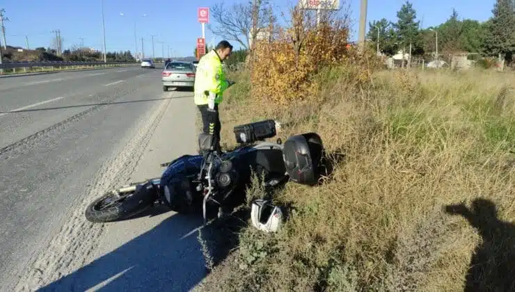 Bursa’da otomobilin çarptığı motosiklet sürücüsünden acı haber!