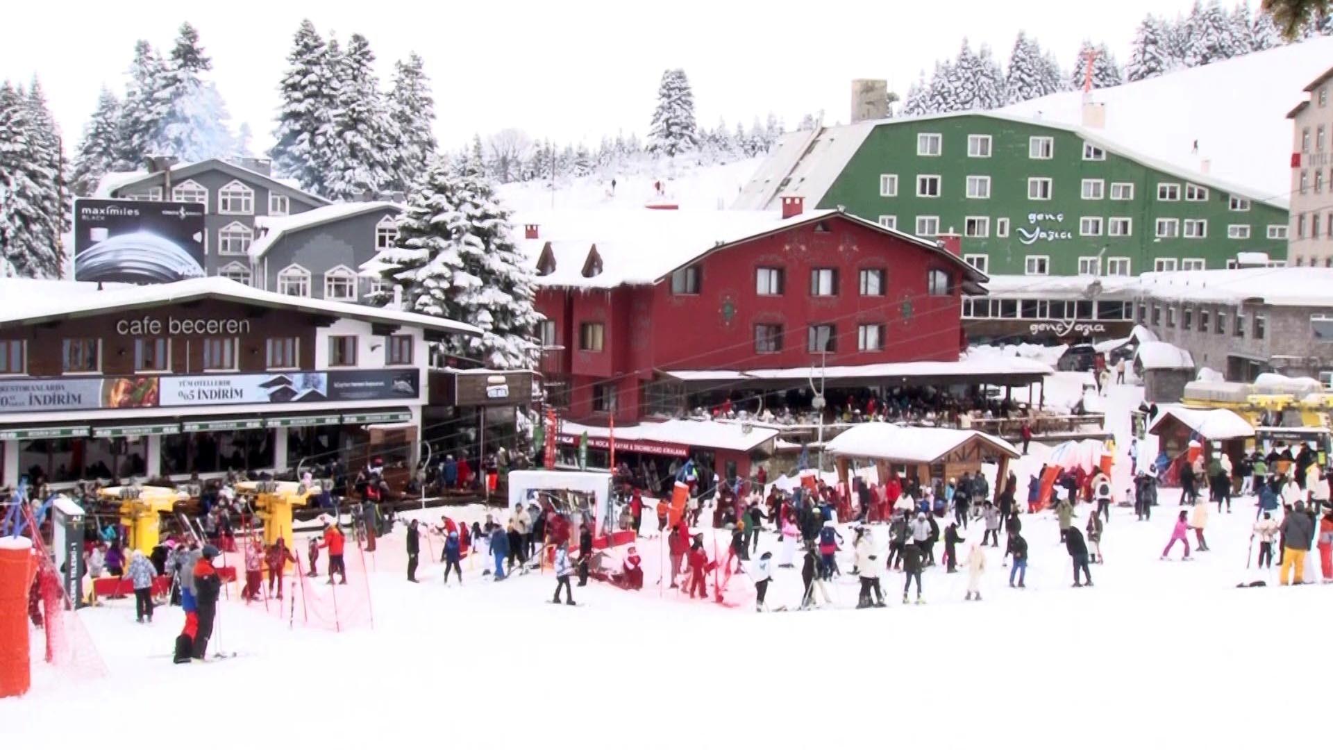 Türkiye’de kış ve kayak turizminin önemli merkezlerinden Uludağ’da, 2025’in ilk