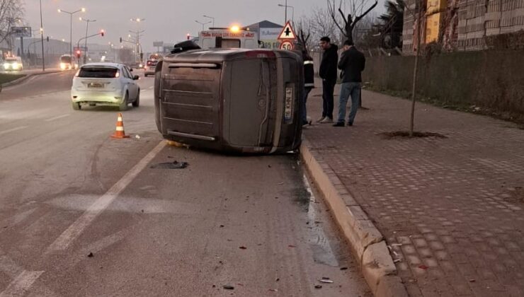 İnegöl – Alanyurt yolunda kaza!