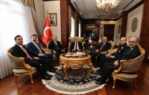 İçişleri Bakan Yardımcısı Mehmet Sağlam, Bursa programı çerçevesinde Vali Erol