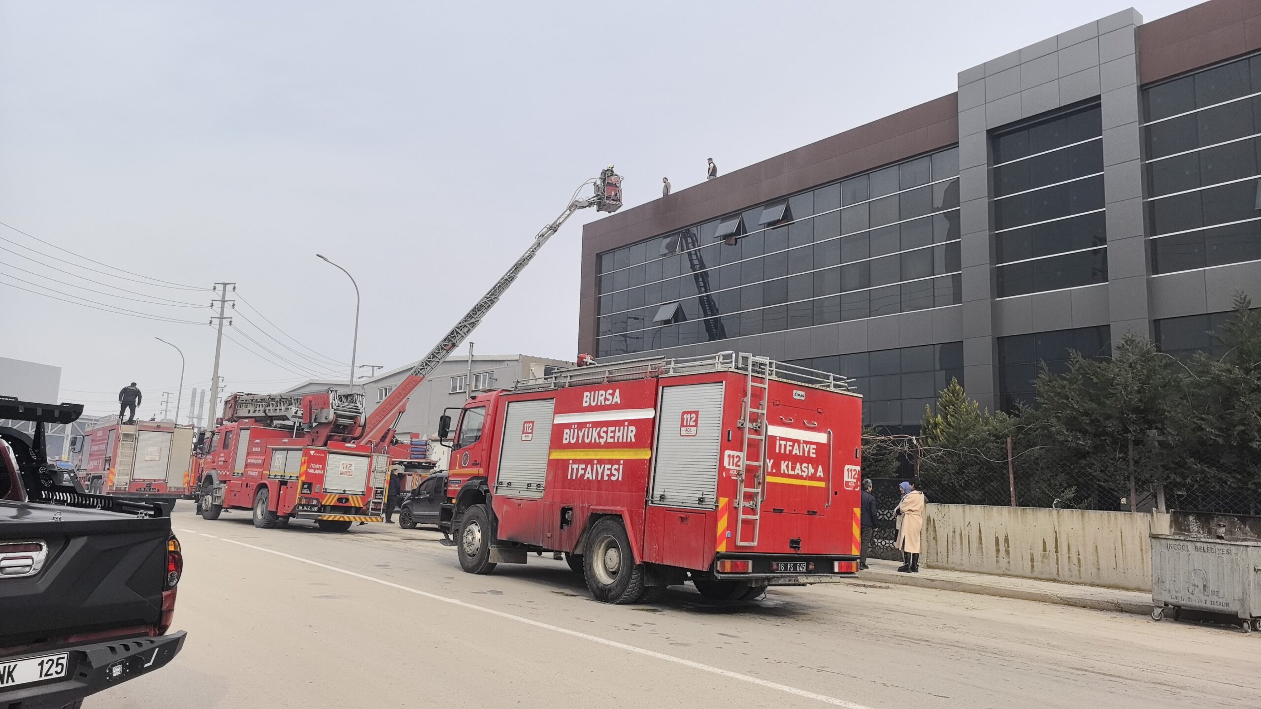 Edinilen bilgiye göre, saat 12. 30 sıralarında İnegöl Organize Sanayi