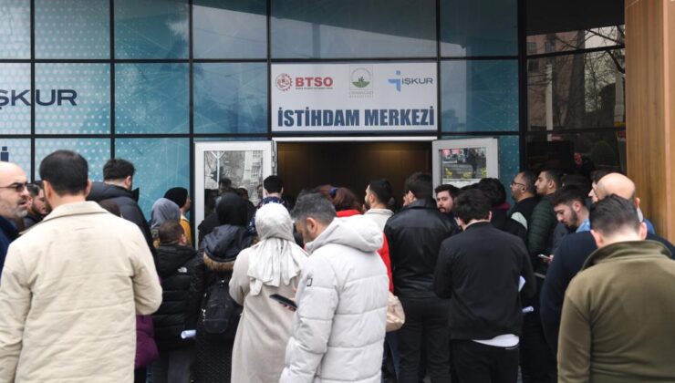 Bursa Osmangazi’de bir günde 250 kişi iş sahibi oldu