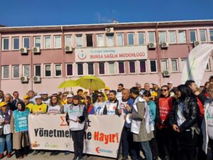 Bursa'da aile hekimleri 5 günlük iş bırakma eylemine başladı! 17 Bursam Medya -