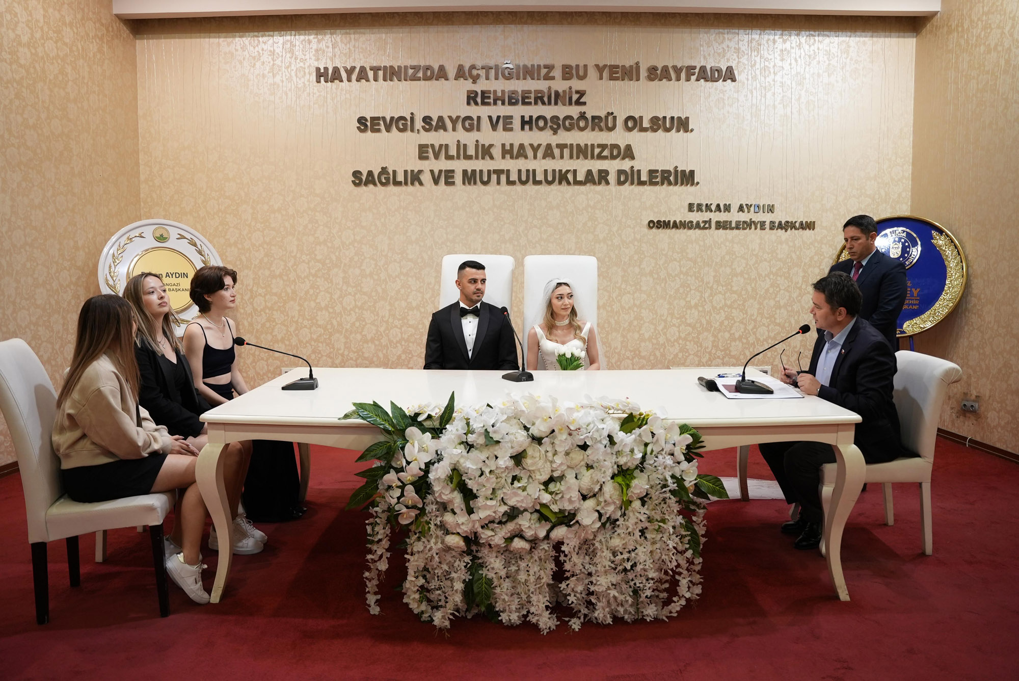 Osmangazi Belediyesi, 2024 yılında 6 bin 636 çiftin nikahını kıyarak,