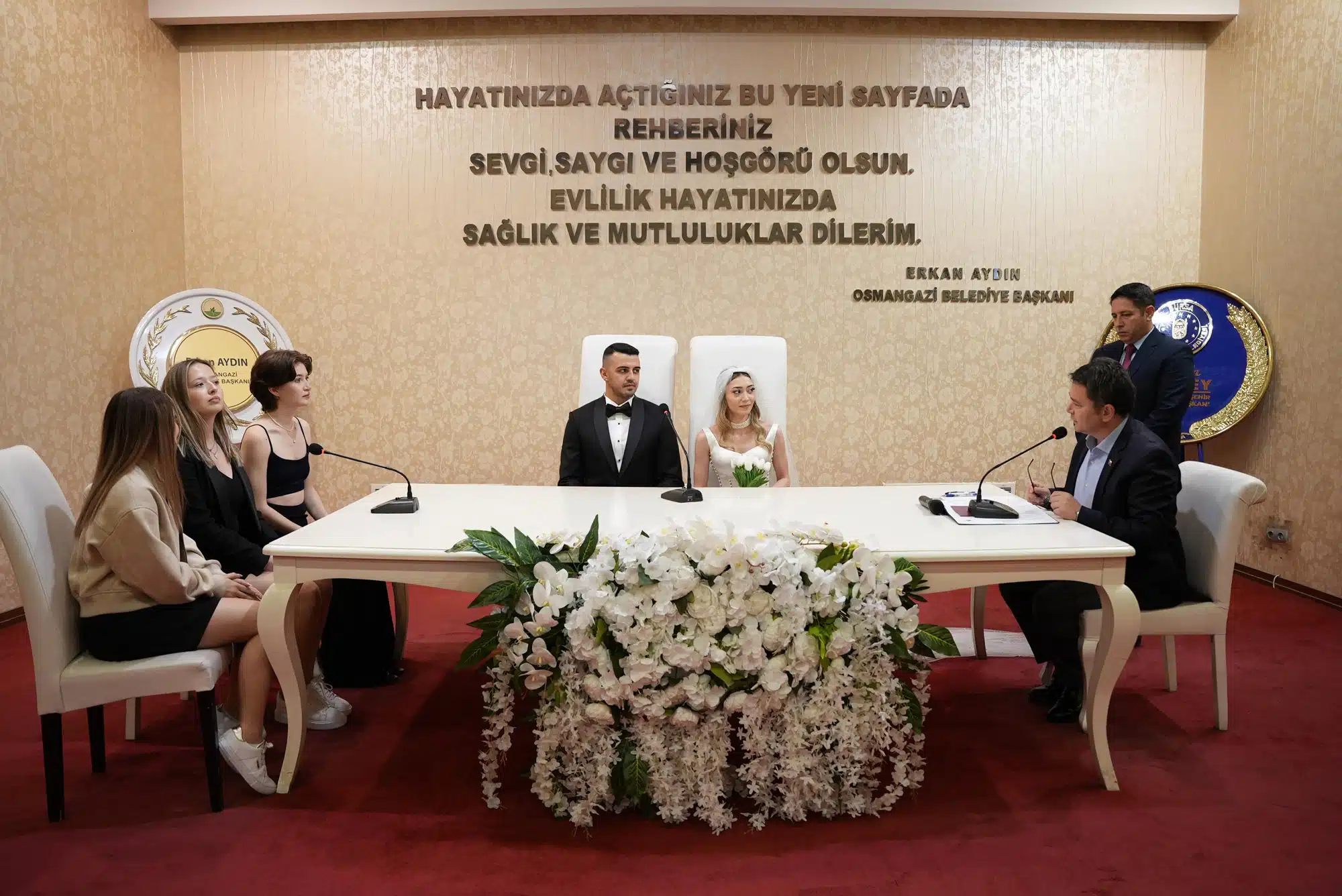 Osmangazi Belediyesi, 2024 yılında 6 bin 636 çiftin nikahını kıyarak,
