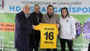 Spor ve sporcu dostu Osmangazi Belediyesi’nin Başkanı Erkan Aydın, Hüdavendigar