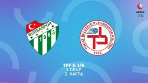 Bursaspor, 17. haftada Tokat Belediye Plevne Spor’a konuk olacak. Yeşil