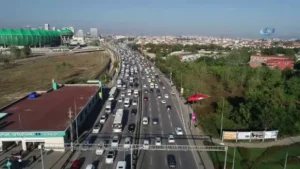Karayolları Genel Müdürlüğünün yol durumu bültenine göre, Gebze-Orhangazi-İzmir Otoyolu’nun Bursa