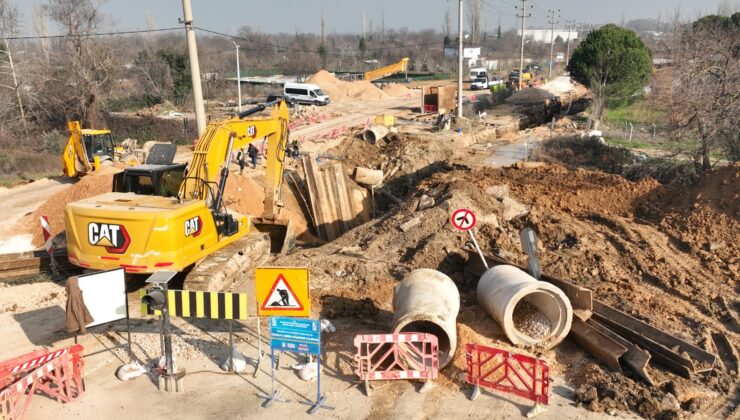 Bursa’da Çınarcık Barajı’ndaki çalışmalar hız kazandı