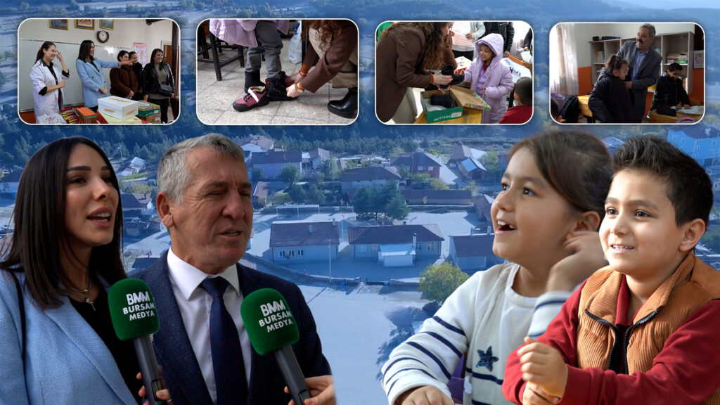 Yonca Okulda Projesi, Harmancık’ta! Öğrencilere kışlık bot dağıtıldı Dün de