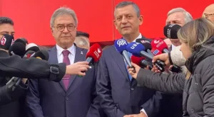 Ziyarette Özel’in beraberinde Ankara Büyükşehir Belediye Başkanı Mansur Yavaş da