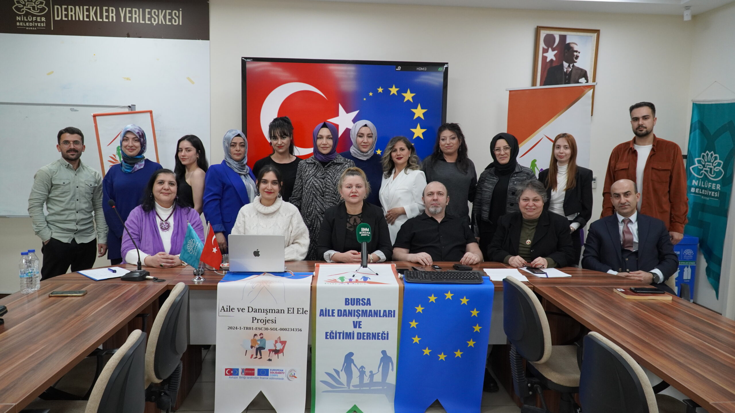 Sibel Öztopçu / Bursam Medya  Proje tanıtım toplantısında Bursa Aile