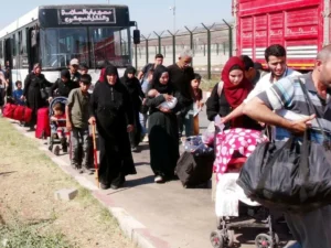 İç savaş nedeniyle ülkelerinden ayrılarak Türkiye’ye sığınan Suriyelilerin geri dönüşleri