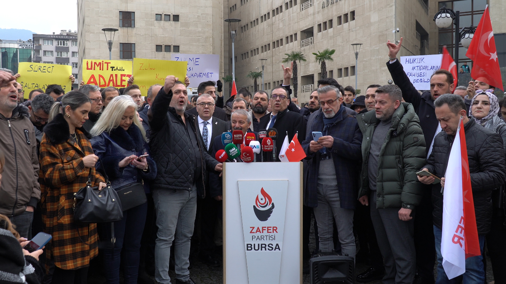 Zafer Partisi Bursa: Yok ettiğiniz adalet bir gün size lazım